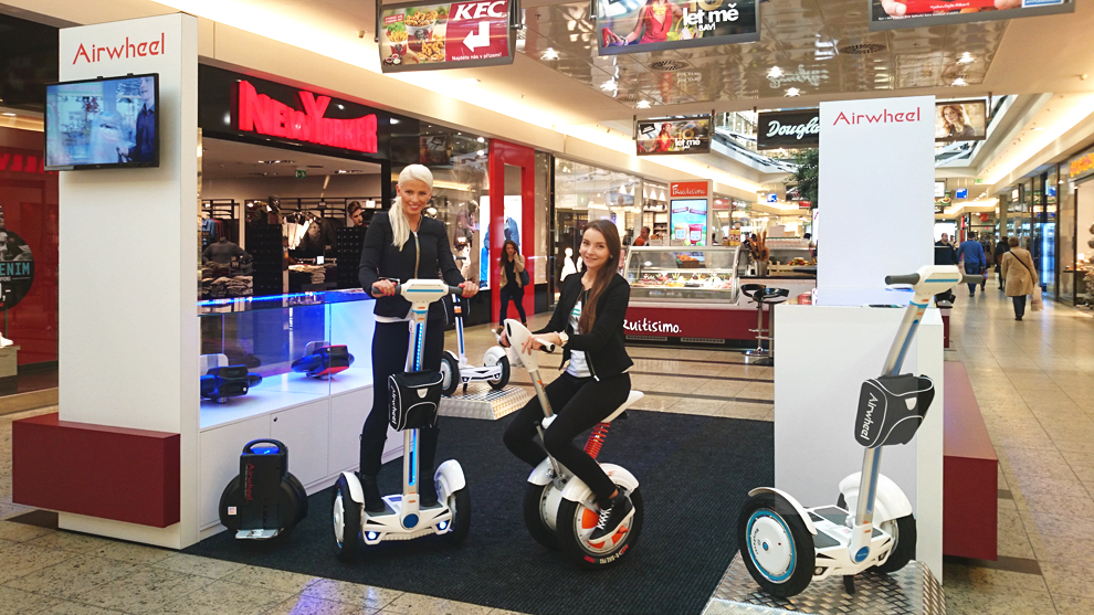 Airwheel showroom - Galerie Vaňkovka Brno